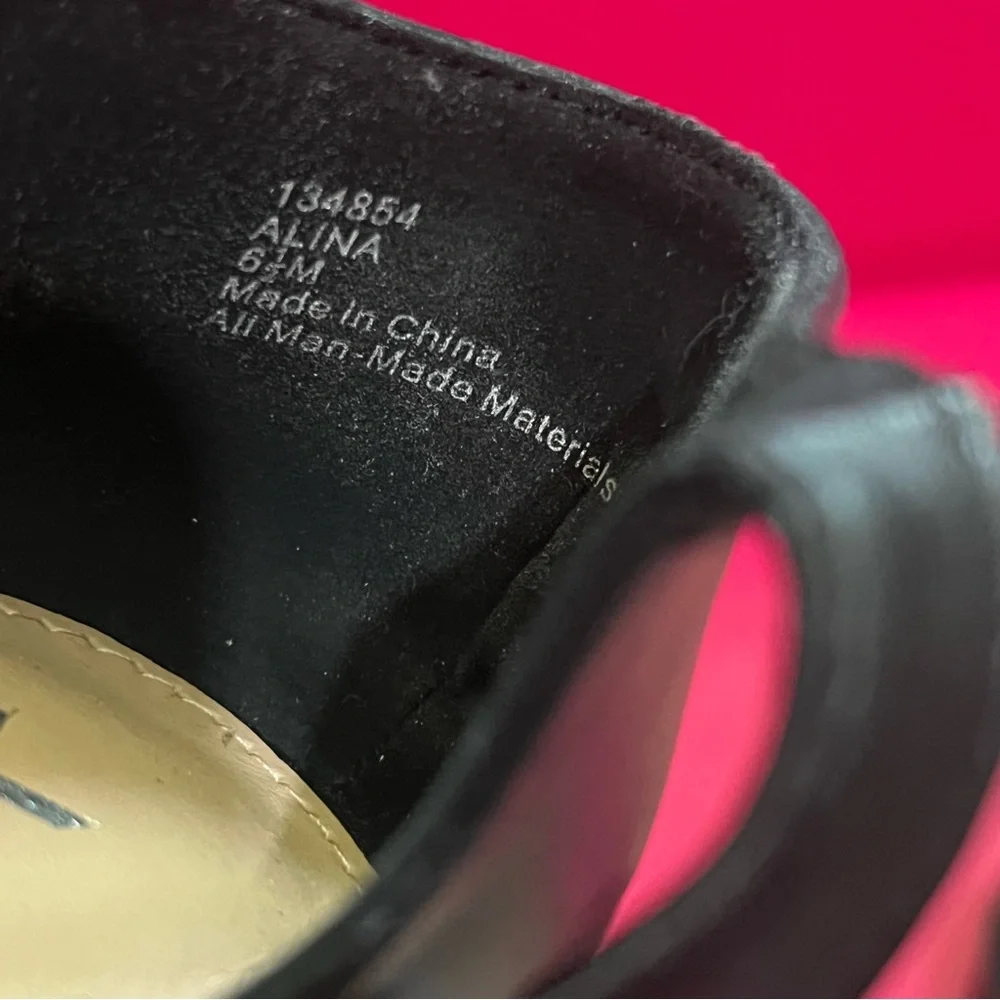 Xappeal Black Flats with Perforated Design and Ankle Strap (NWOT) - Picture 3 of 3